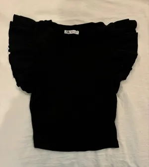 Zara ruffle top thumbnail 1