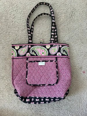 Vera Bradley Bag Shoulder Paisley Pink thumbnail 2