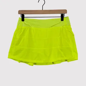 Lululemon Womens Skort Green Pace Rival Mid Rise Swift Mini Skirt Stretch Size 6 thumbnail 2