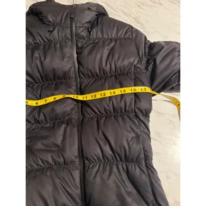 Patagonia Worn Wear Black Down Puffer Jacket Hooded Women Small STY28025FA17 thumbnail 3