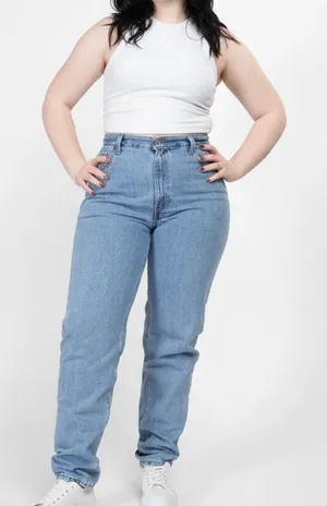 Levis Jeans Women's 14 Blue Vintage 550 Tapered Leg Relaxed Fit Casual thumbnail 1