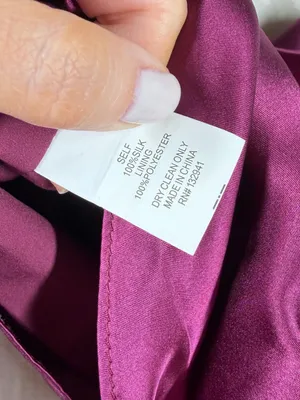 Amanda Uprichard Purple Silk One‎ Shoulder Belted Waist Top thumbnail 5