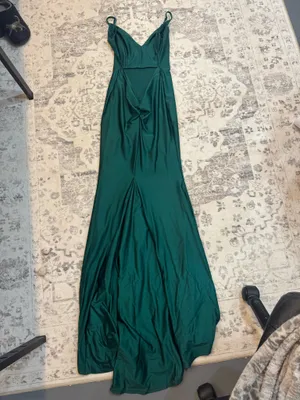 Amoris maxi dress open back Green Size M thumbnail 6