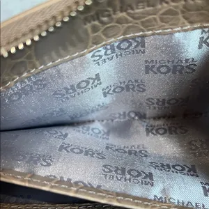 Michael‎ Kors Tan Crocodile-Embossed Wallet Luxurious Design thumbnail 14