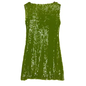 Kim Shui Lime Green Sequin‎ Embellished Mini Dress Size XS NWT thumbnail 8