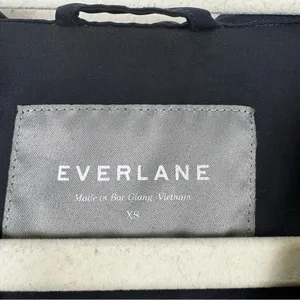 Everlane The City Anorak Coat Parka in Navy Blue Size XS thumbnail 2