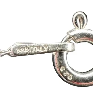.925 Silver Sun and Star Necklace Made in Italy - 18” chain thumbnail 6