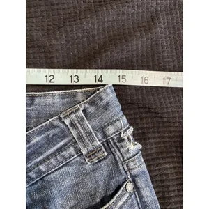 Rock & Roll Cowgirl Med Wash Bootcut Denim Jeans Low Rise Size 30x32 Rhinestones thumbnail 6