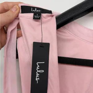 Lulus Enchantingly Sweet Blush Pink Chiffon Backless Maxi Dress SOLD OUT thumbnail 9