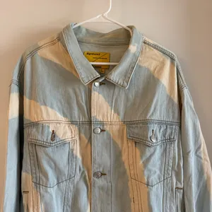 Signature 8 Tie Dye Denim Jacket Blue Size L thumbnail 2