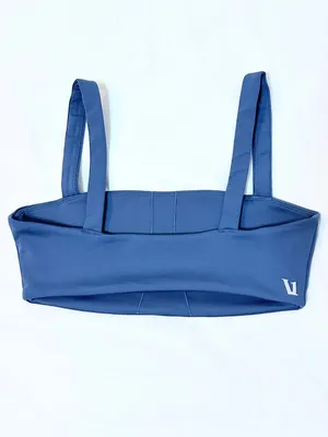 Vuori Evolve Square Neck Sports Bra – Pool Blue – M thumbnail 5