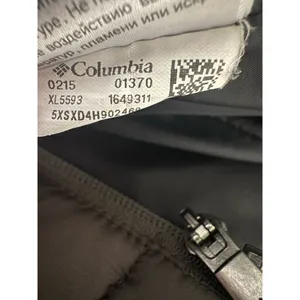 Columbia Women's Black Lightweight Puffer Jacket with Pockets and Logo Medium thumbnail 9
