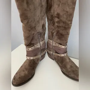 Boho Festival Indie Not Rated Midnight Dream Knee High Boots thumbnail 5