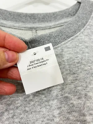 New Cotton On Size Small Gray If Not Now Then When Graphic Sweatshirt thumbnail 5