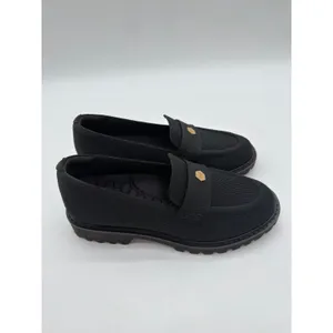 Vivaia Francesca Platform Chunky Heel Penny Minimalist Preppy Black Loafer 6.5 thumbnail 2