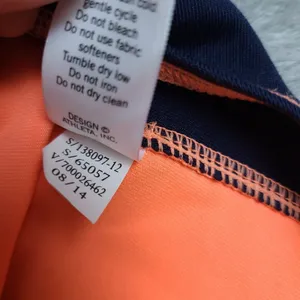 Athleta Running Wild Mix Crew, Cosmic Orange‎ Dress Blue, Size Small thumbnail 7