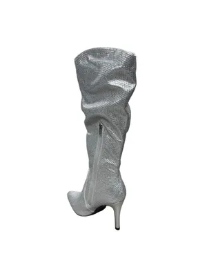 MIA Mackynzie Rhinestone Stiletto Boots Size 7.5 NIB thumbnail 7
