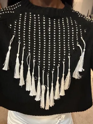 12th Tribe Tassel Sweater thumbnail 3