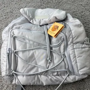 Blogilates Mini Backpack Blue Haze NWT Pillow Soft Bungee 7 Pocket Target thumbnail 1