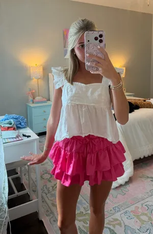 Boutique Day + Moon Ruffle Skirt thumbnail 1