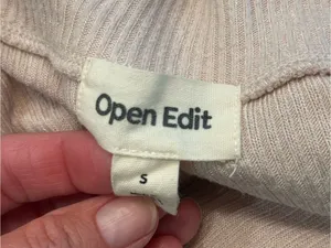 Open Edit Soft Cream Women's Pajama 3 Piece Set with Button Cardigan Sz S thumbnail 6