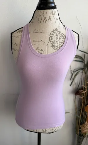 Lululemon‎ Lilac Purple Racerback Tank Top Scoop Neck Slim Fit Activewear Womens thumbnail 1