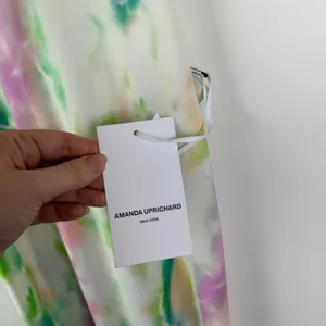 NWT Amanda Uprichard Multicolor Tie‎ Dye High Neck Racerback Midi Dress Small thumbnail 5