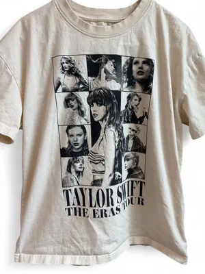 Official Taylor Swift The Eras Tour Beige T-Shirt thumbnail 3