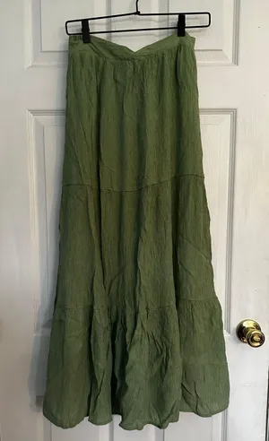 Green Maxi Skirt thumbnail 4