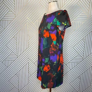 Milly of New‎ York Abstract Painterly Floral Dress thumbnail 5