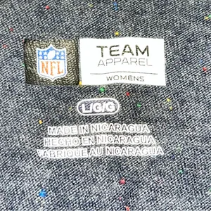 NFL Team Apparel Women's Speckled Chicago Bears Short Sleeve V-Neck T-Shirt-Sz L thumbnail 10