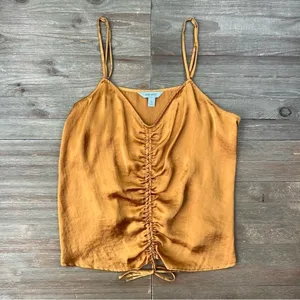 Nine West Ruched Drawstring Front Tank thumbnail 2