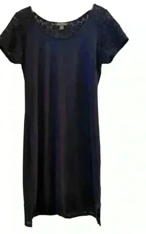 Tommy Bahama Women's Navy Blue Lace Dress‎ Swim Coverup Size Small thumbnail 1