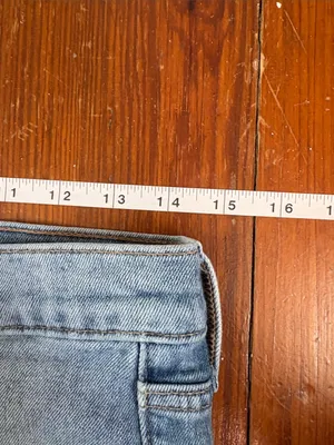 Revtown High-Rise Straight Women's Jeans Light Blue Wash Size 30 thumbnail 5