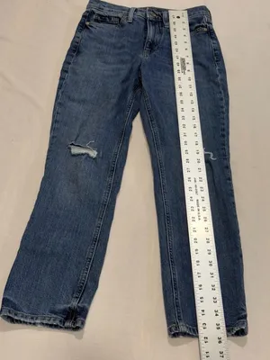 Banana Republic Jeans Skinny Fit High Rise Women’s Size 25 Medium Wash Blue thumbnail 8