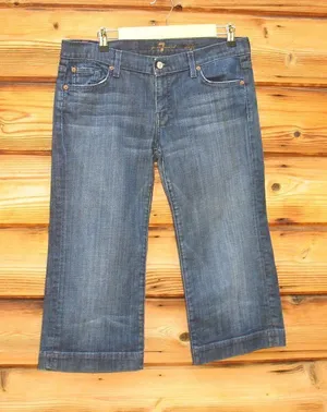 7 for all mankind 7FAM Cropped Dojo Jeans thumbnail 1