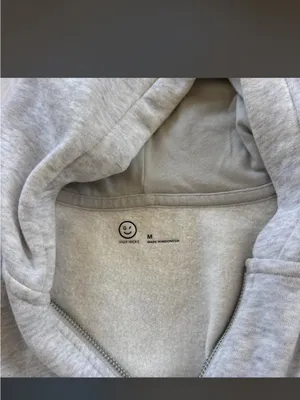 Gilly Hicks Heather Gray Hooded Zip-Up Jumpsuit thumbnail 3