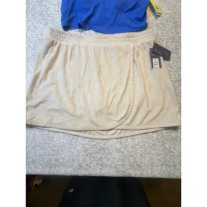 Universal Thread Women‎ Tan Terry Skirt and Blue AIM tank top Size XXL NWT thumbnail 5