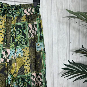 Intimately Free People Patch Things Up Pants Boho Patchwork Paisley sz M Medium thumbnail 4
