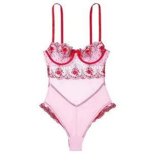 Victoria's Secret Very Sexy Push Up Rosebud Wicked Lingerie Teddy One Piece thumbnail 3