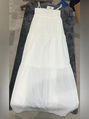 Princess Polly Warrego Maxi Dress in White Size 4 New with tag thumbnail 5