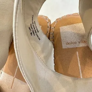 Dolce Vita Lury Espadrille Wedge Sandal‎ White Beachy Boho Casual Size 10 thumbnail 5