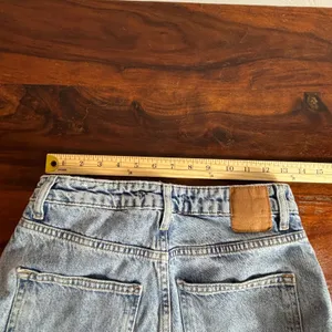 Zara‎ Light Acid Wash High Rise Wide Leg Frayed Hem Denim Jeans Womens Size 4 26 thumbnail 7