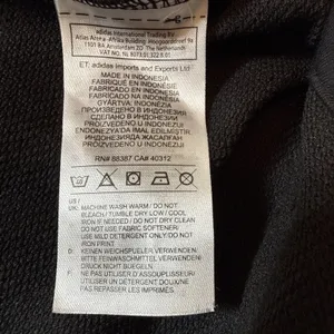 Adidas Women's Sport 2 Street Pullover Turtle Neck Sweatshirt Black Size XL NWT thumbnail 7