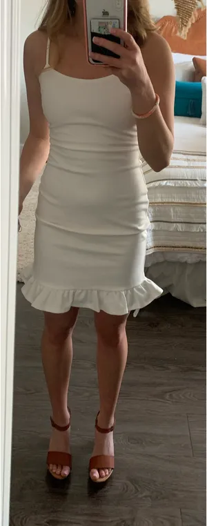 Lulus White Mini Dress thumbnail 1