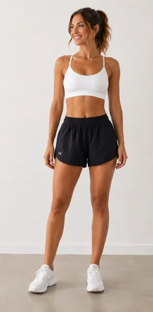 Under Armour Black Athletic Shorts thumbnail 1