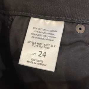 Hidden Los Angeles Womens‎ High Rise Slit Hem Ryan Bootcut Jeans Black Sz 24 NWT thumbnail 7