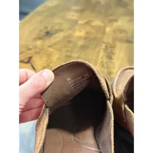 EUC Womens BORN‎ Gala platform loafer mule brown leather shoes size 9M Y2K thumbnail 9