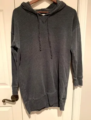 Grey Oversized American Eagle Sweatshirt  thumbnail 1
