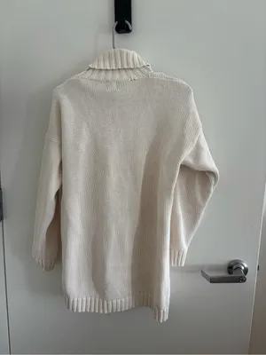 GAP Turtleneck Cable Knit Sweater Dress thumbnail 4